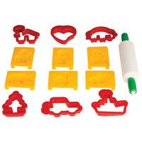Colourcraft Plastic Cutters and Roller - Pack of 12