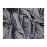 coloured fine cotton chambray dress fabric grey