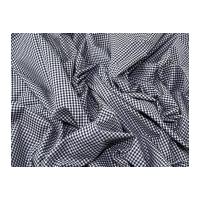 Colour Woven Yarn Dyed 2mm Gingham Cotton Chambray Dress Fabric Indigo Blue