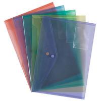 Coloured Popper Wallets (Per 10 packs)