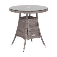 Cozy Bay Hawaii Rattan 2 Seater Dining Table in Onyx Cocoa