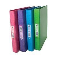 Concord (A4) Contrast Ring Binder Laminated 2 O-Ring Capacity 25mm Assorted [Pack 10]