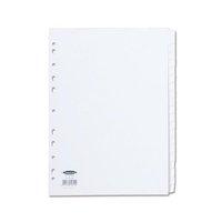 concord subject divider a4 20 part white 79601
