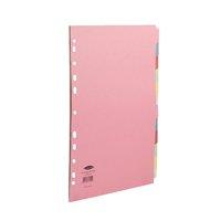 concord subject divider 12 part a4 extra wide for punched pocket 71799 ...