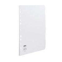 concord punched pocket subject dividers extra wide 10 part a4 white re ...