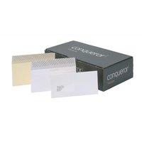 Conqueror Envelopes Wallet Peel and Seal Laid White DL Ref CDE1006BW [Pack 500]