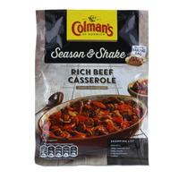Colmans Season & Shake Rich Beef Casserole