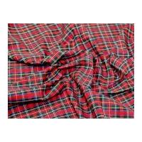 cotton tartan check dress fabric redbottleblue