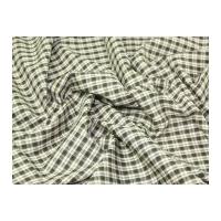 cotton tartan check dress fabric olivebrowngreen