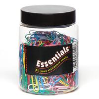 Coloured Paper Clips Stationery Tub (Tub of 500)
