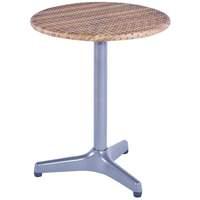 Cozy Bay Aluminium Bistro Coffee Table with Rattan Top Flat Weave