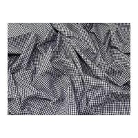 colour woven yarn dyed gingham check dress fabric black