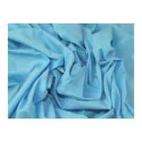 Coloured Fine Cotton Chambray Dress Fabric Aqua Blue