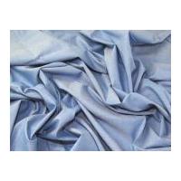 Coloured Fine Cotton Chambray Dress Fabric Blue