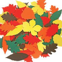 corrugated autumn leaves per 3 packs