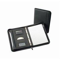 Conference Folio (A4) 4 Ring Leather Look Zipped With Calculator