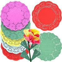 coloured paper doilies pack of 120