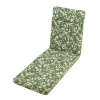 cotswold leaf sun lounger cushion