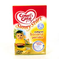 cow gate 7 month multigrain banana porridge packet