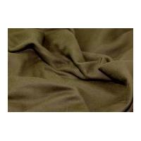 Cotton Moleskin Dress Fabric Olive Green