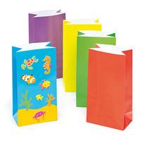 Coloured Party Bags (Pack of 10)