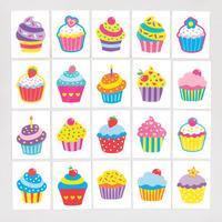 cool cupcakes tattoos pack of 144