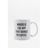 Coffee App Mug, WHITE