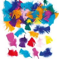 Collage Feathers (Per 4 packs)