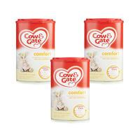 cow gate comfort milk 0 12months 900g triple pack