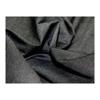 Cotton 7.5oz Denim Dress Fabric Black