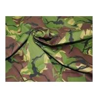cotton drill camouflage dress fabric jungle green