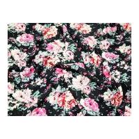 cotswald vintage style floral stretch jersey dress fabric