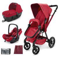 Concord Wanderer 3in1 Travel Set-Ruby Red (New)