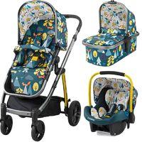 cosatto wow 3in1 travel system with port car seat fox tale new