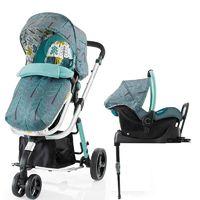 cosatto woop 3in1 travel system with port car seat and port isofix bas ...