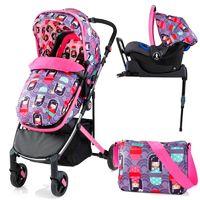 cosatto wish travel system with port car seat and isofix base kokeshi  ...