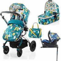 Cosatto Ooba 3in1 Travel System with Port Car Seat & ISOFIX Base-Fox Tale (New)