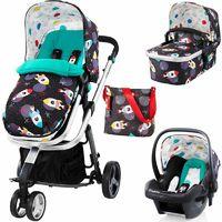 cosatto giggle 2 hold 3in1 travel system with car seat space racer new