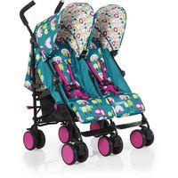 Cosatto Supa Dupa Go Twin Stroller-Happy Campers (New)