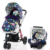 cosatto woop 3in1 travel system with port car seat eden new