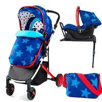 Cosatto Wish Travel System With Port Car Seat and ISOFIX Base-Starbright (New) !Free Port Car Seat Worth £164.95!