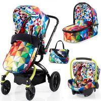 Cosatto Ooba 3in1 Travel System with Port Car Seat-Spectroluxe (New)
