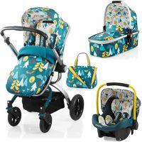 Cosatto Ooba 3in1 Travel System with Port Car Seat-Fox Tale (New)