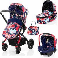 cosatto ooba 3in1 travel system with port car seat proper poppy new