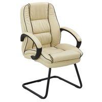 Columbia Medium Back Executive Cantilever Visitor Chair Columbia Medium Back Executive Cantilever Cream