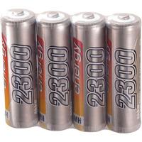 conrad energy 206650 nimh battery aa 12v 2300mah pack of 4
