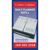 collins colplan 2018 daily desk planner refill cdpr