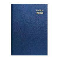 Collins A4 Desk Diary Week to View 2018 Blue 40