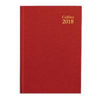 Collins Red A4 Desk Diary Week to View 2018 40