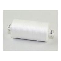 Coats Moon Polyester Sewing Thread 1000m White